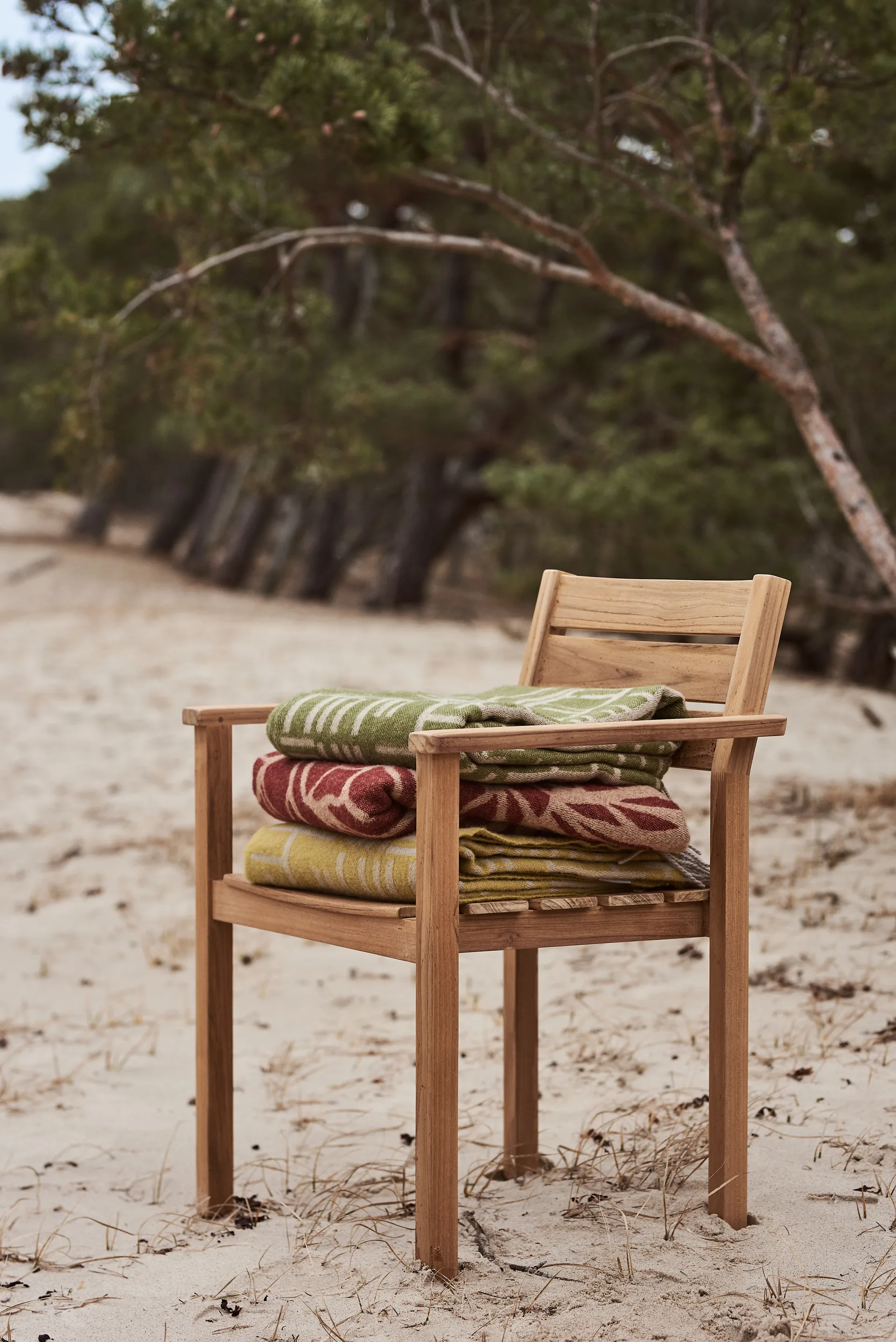 Manta Pickepin 130x170 cm, Oliv (amarelo) Almedahls