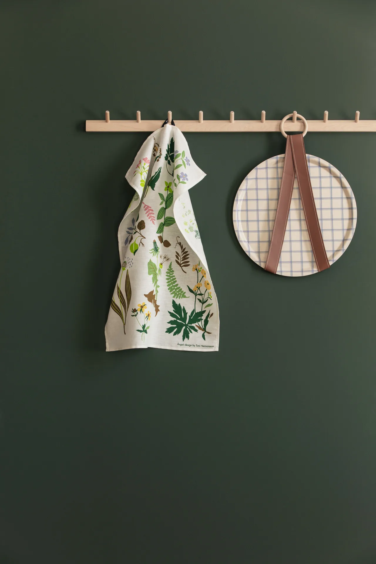 Pano de cozinha castelo Ängsö 47x70 cm , branco-multi Almedahls