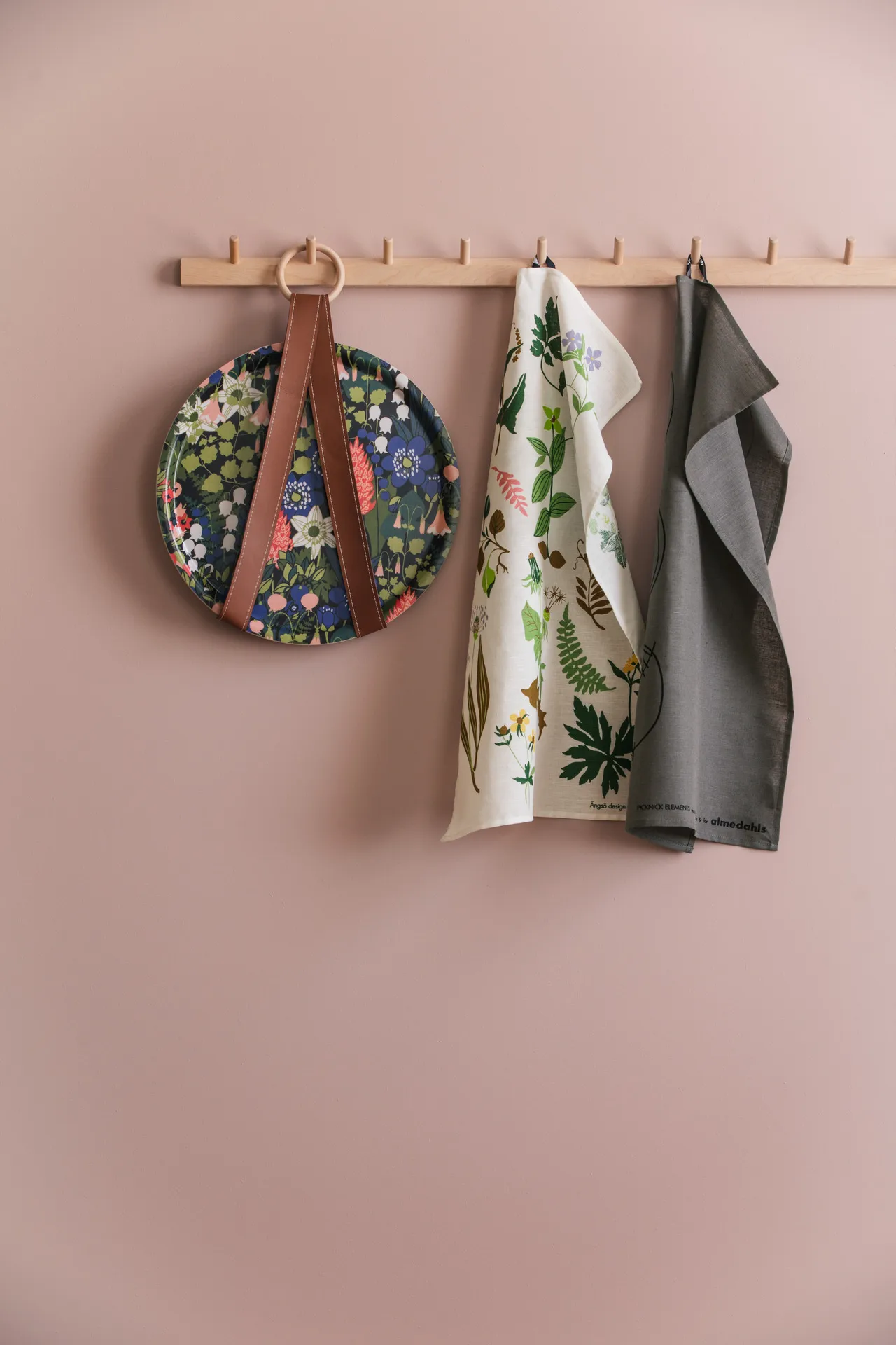 Pano de cozinha castelo Ängsö 47x70 cm , branco-multi Almedahls