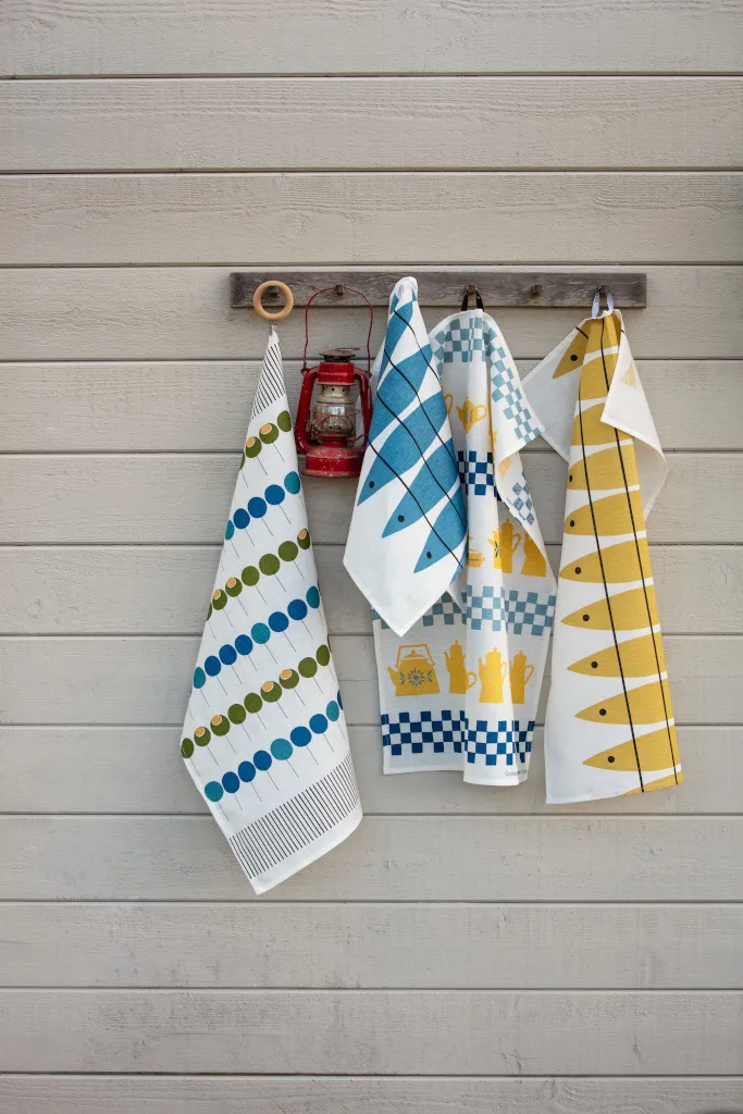 Pano de cozinha Pinnebär 47x70 cm, Azul-verde Almedahls