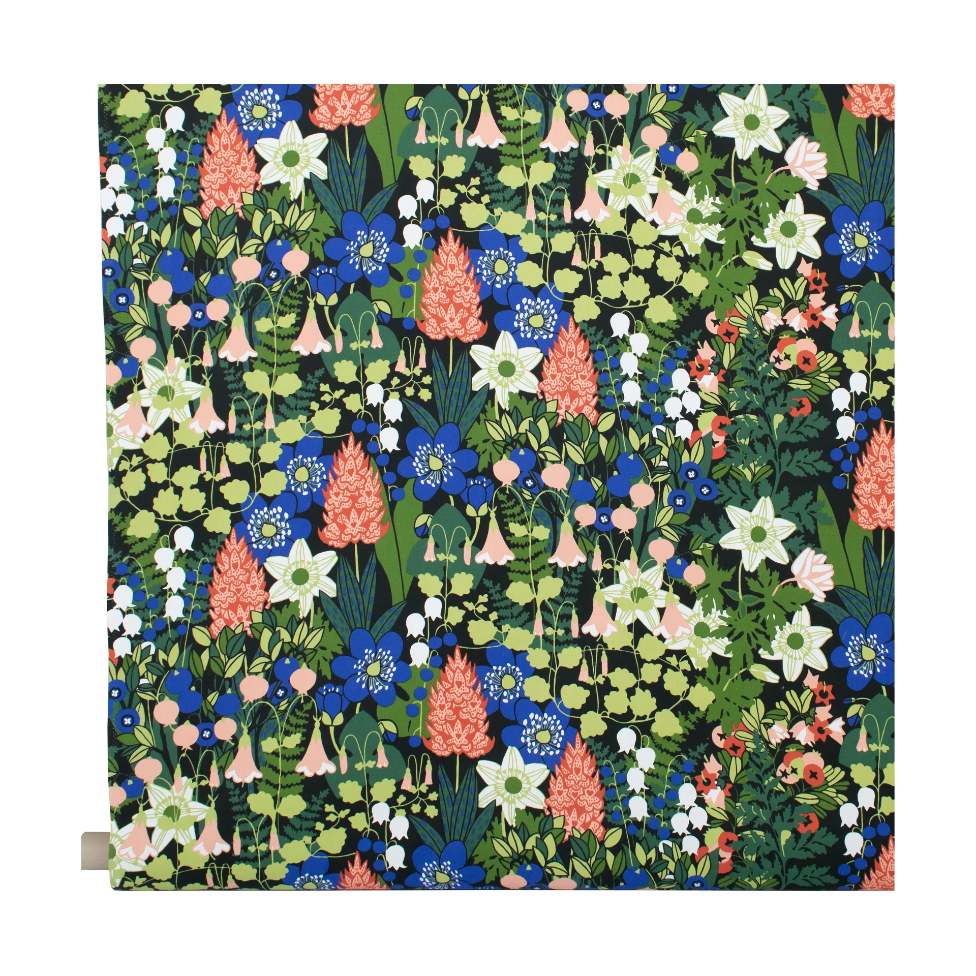 Skogen tecido, Preto-verde-rosa Almedahls