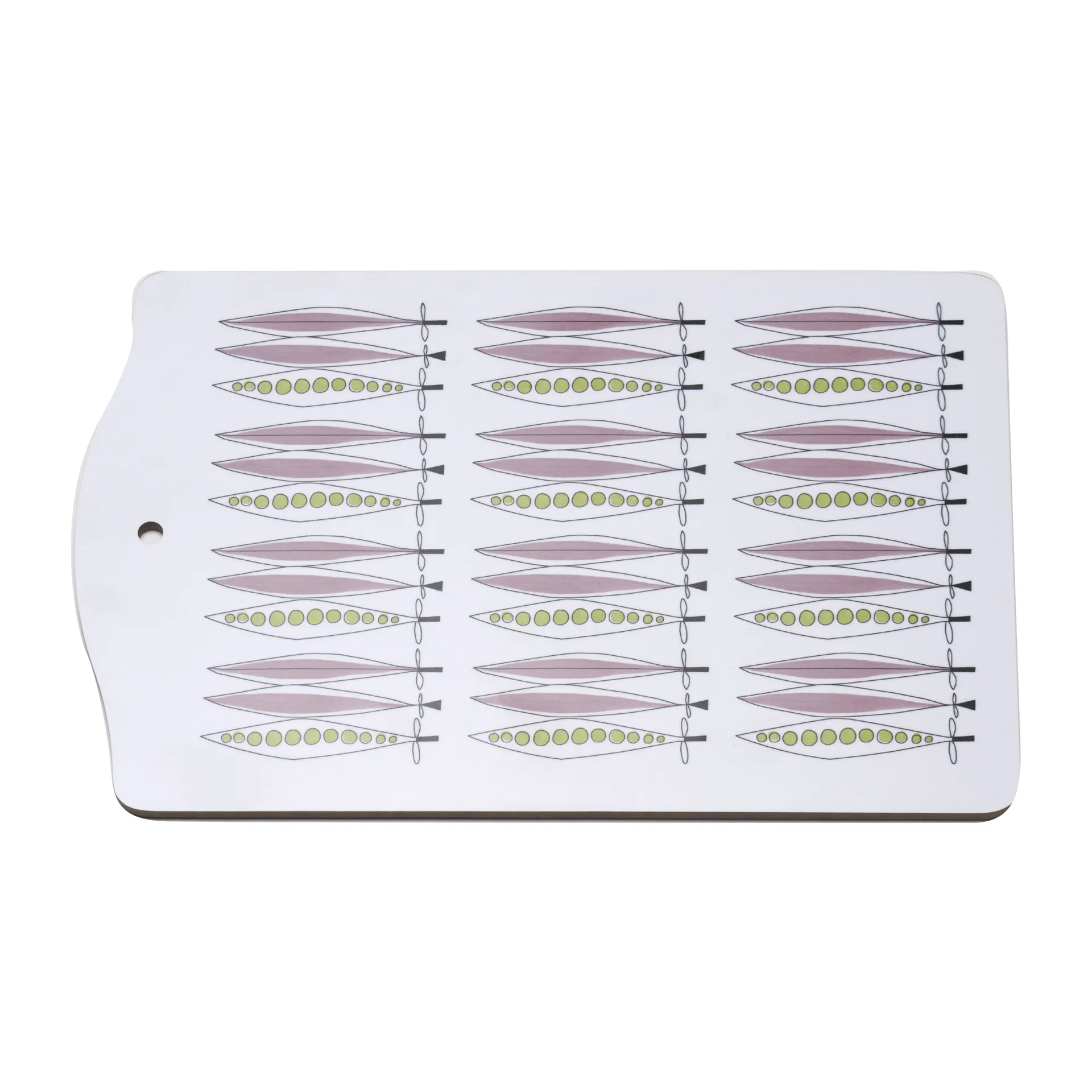 Tábua de servir Picknick 20x30 cm, Azul rosa-multi Almedahls