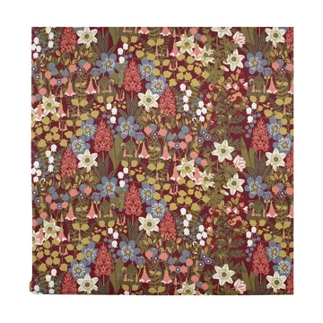 Tecido floresta - Vermelho vinho - Almedahls