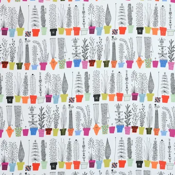 Tecido Italiensk blomsterhylla - multi - Almedahls