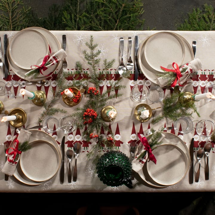 Toalha de Papai Noel 147x250 cm, Bege Almedahls
