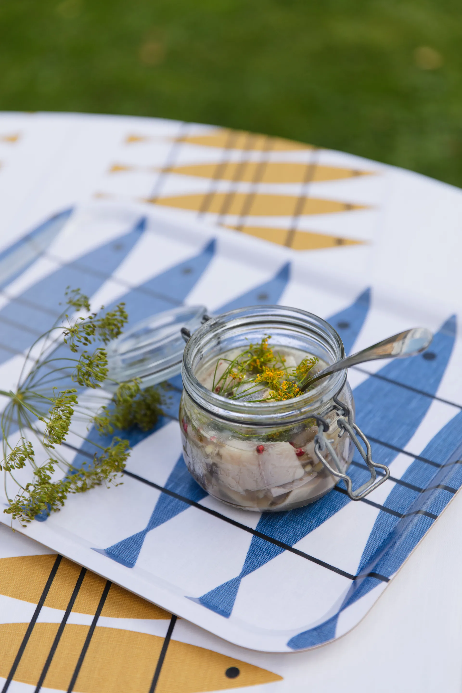 Toalha impermeável pelo metro Sill, Ocre Almedahls