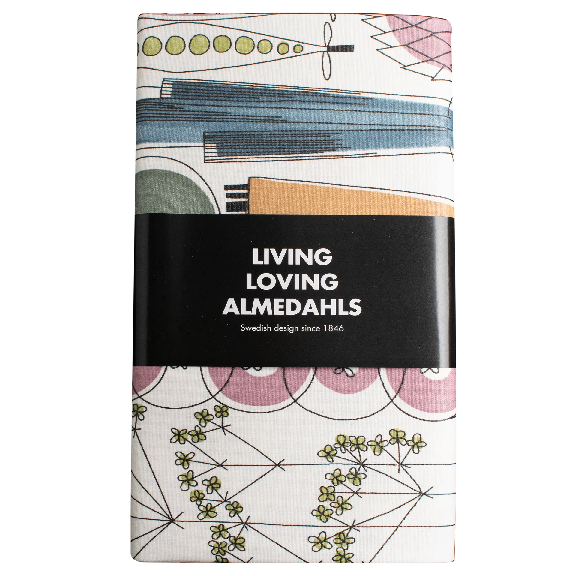 Toalha impermeável Picknick 145x220 cm, azul-rosa Almedahls