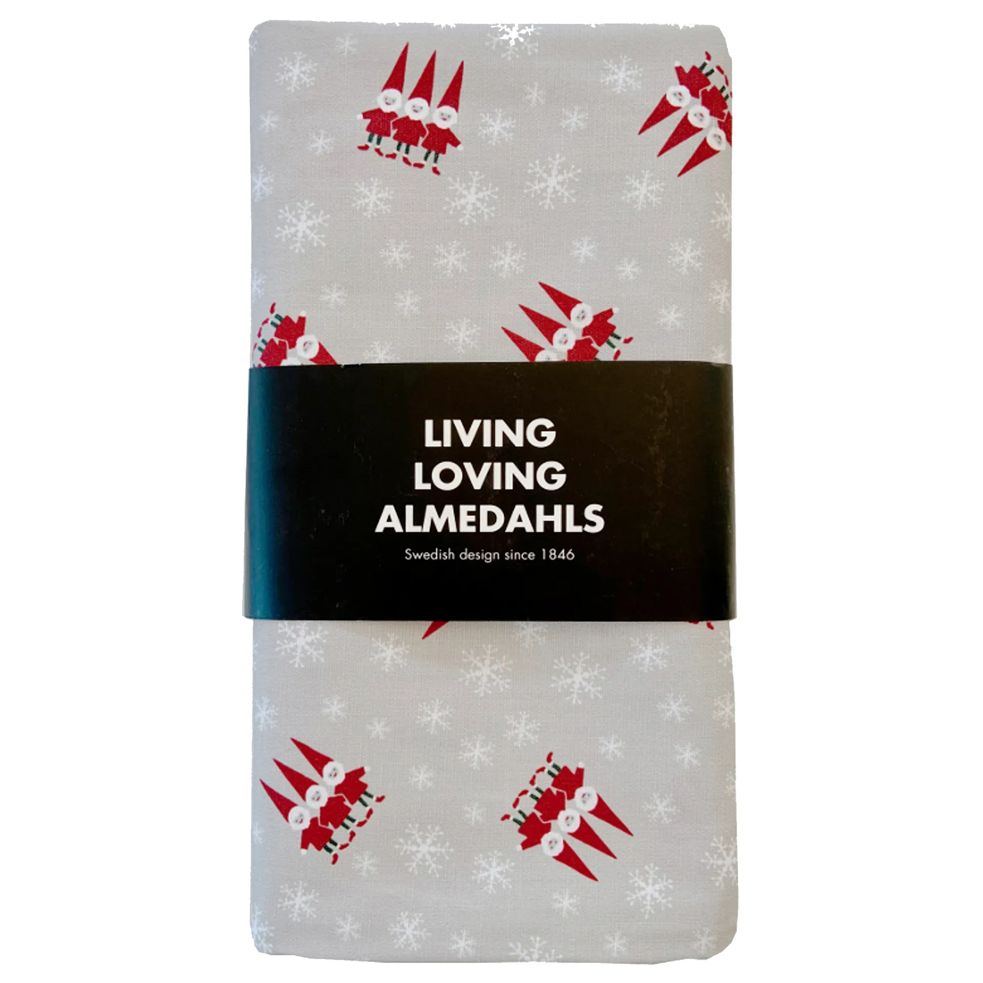 Toalha plástica de Papai Noel 145x220 cm, Bege Almedahls