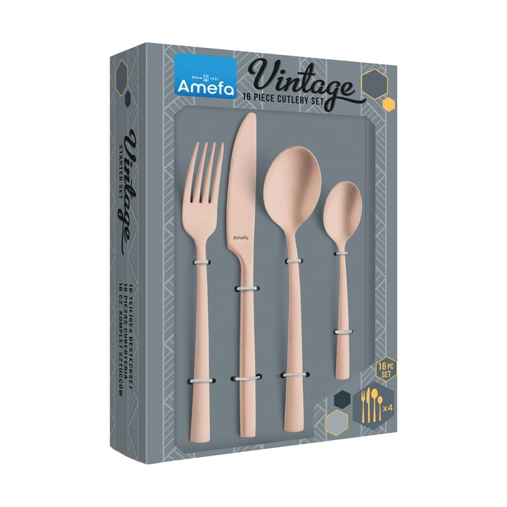 Conjunto de talheres Manille Vintage 16 peças, Cobre Amefa