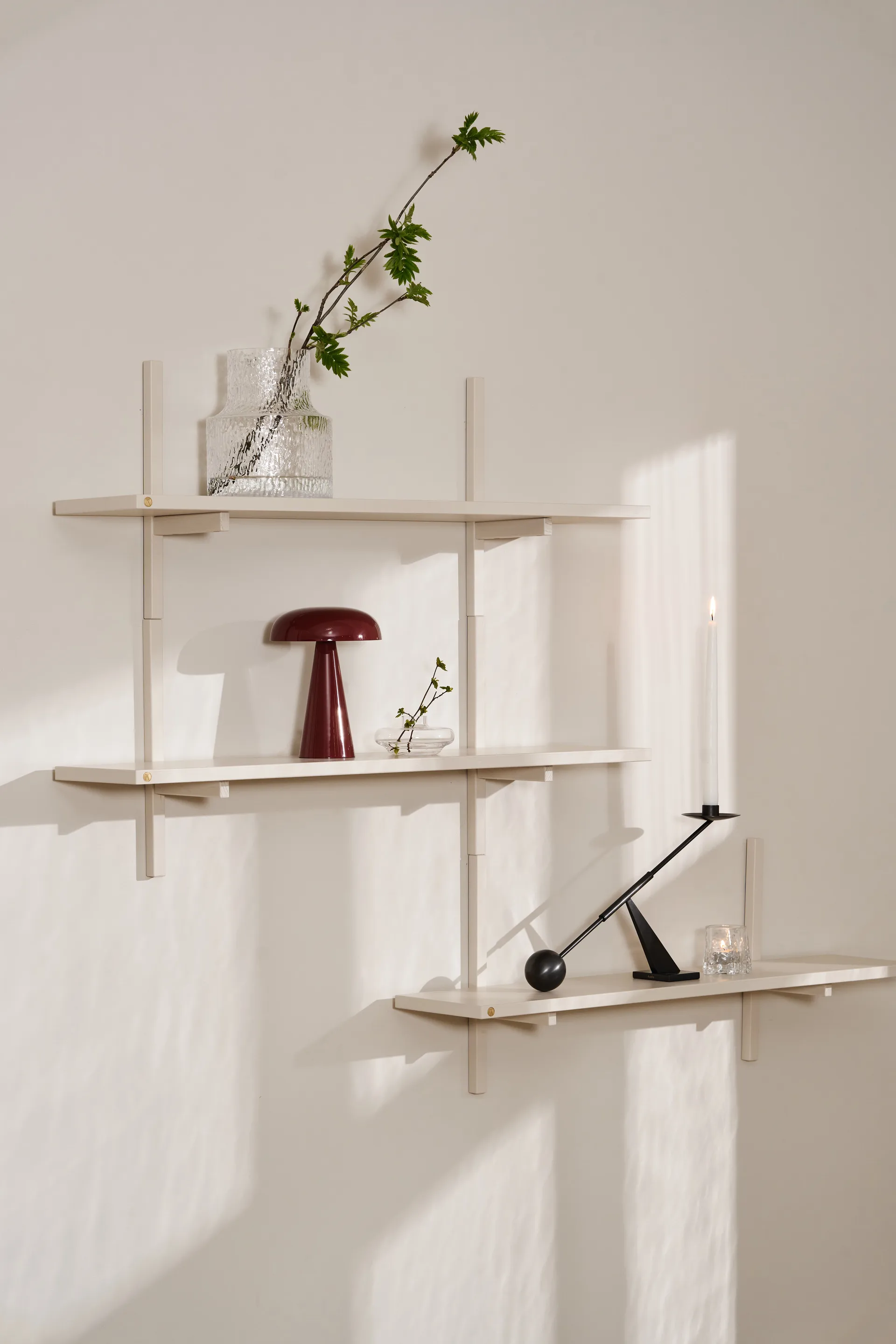 A-Light Shelf vägghylla Special Edition, Light beige 90x21x35 cm Andersen Furniture