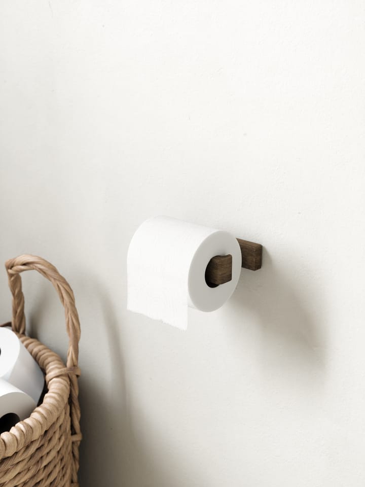 Andersen suporte para papel higiênico, Cinza claro laqueado fosco com manchas escuras Andersen Furniture