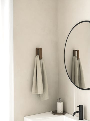 Andersen suporte para toalha - Cinza claro laqueado fosco com manchas escuras - Andersen Furniture