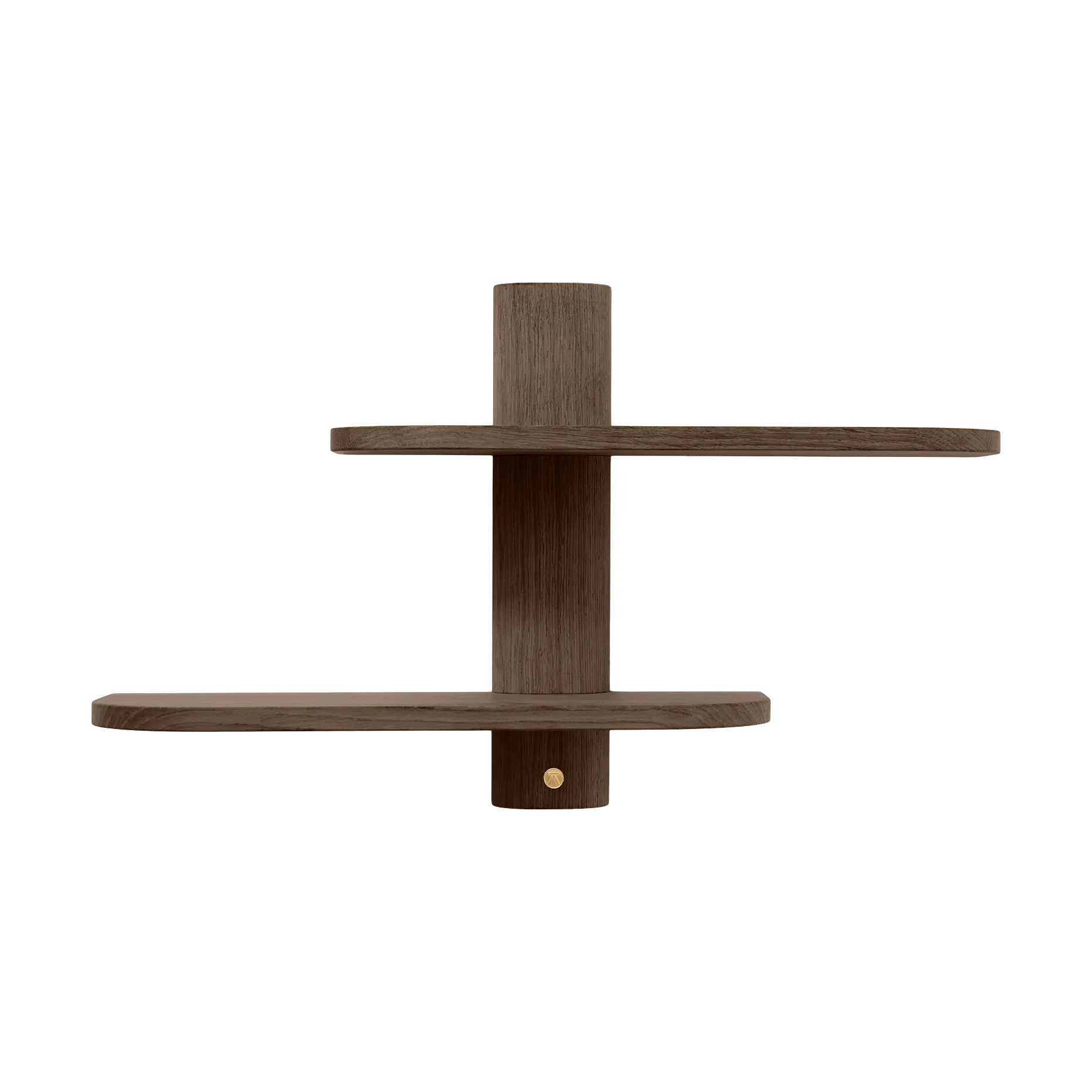 Bend prateleira de parede, Carvalho fumado oleado, 50x18x40 cm Andersen Furniture