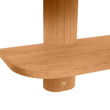 Bend prateleira de parede - Carvalho Natural Oiled, 50×18×40 cm - Andersen Furniture