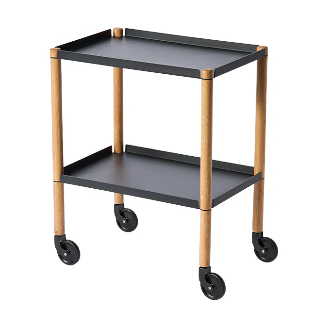 Connect mesa, Carvalho oleado, metal preto Andersen Furniture