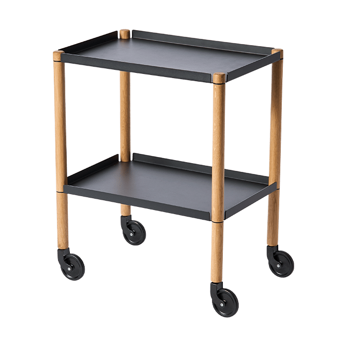 Connect mesa, Carvalho oleado, metal preto Andersen Furniture