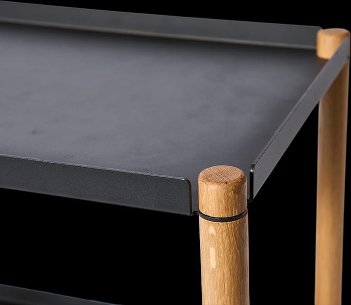 Connect mesa, Carvalho oleado, metal preto Andersen Furniture