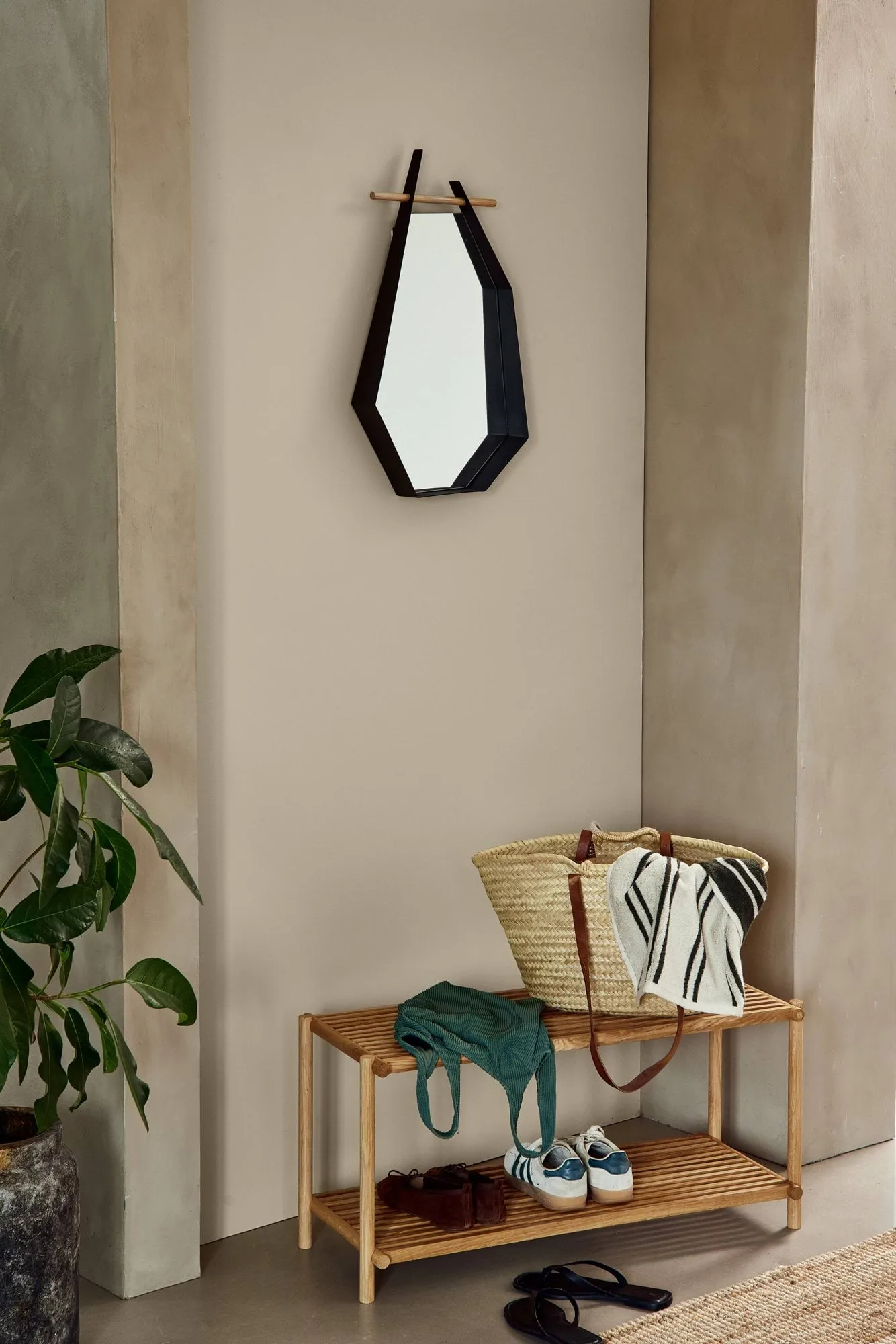 Edge espelho, Black (preto) Andersen Furniture