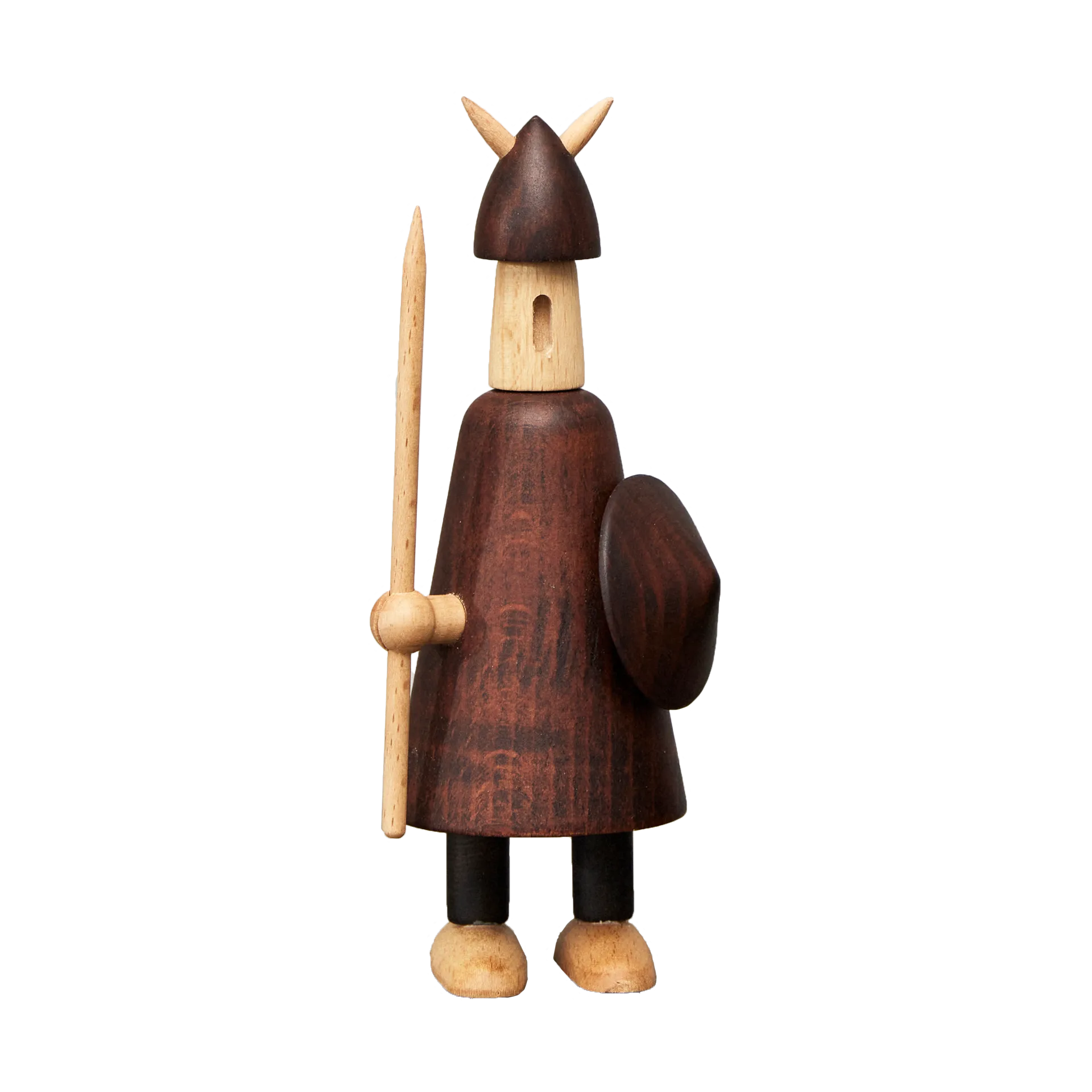 Figura de madeira The vikings of Denmark Large, Stained beech Andersen Furniture