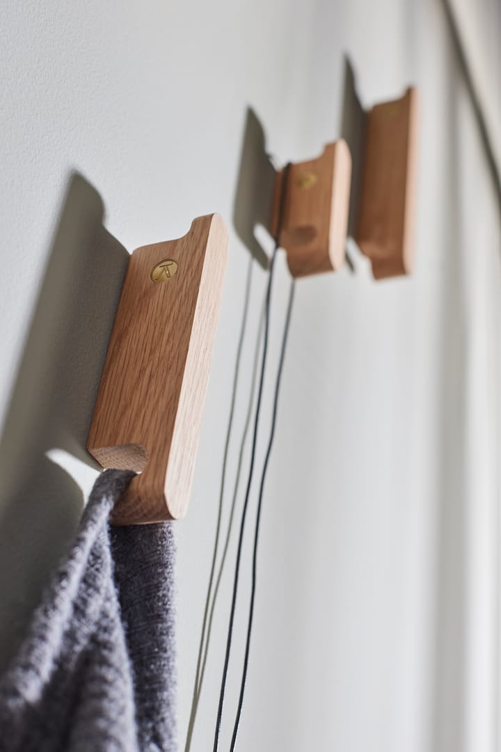 Ganchos para roupa Multi Hooks 3 un. - Oak - Andersen Furniture