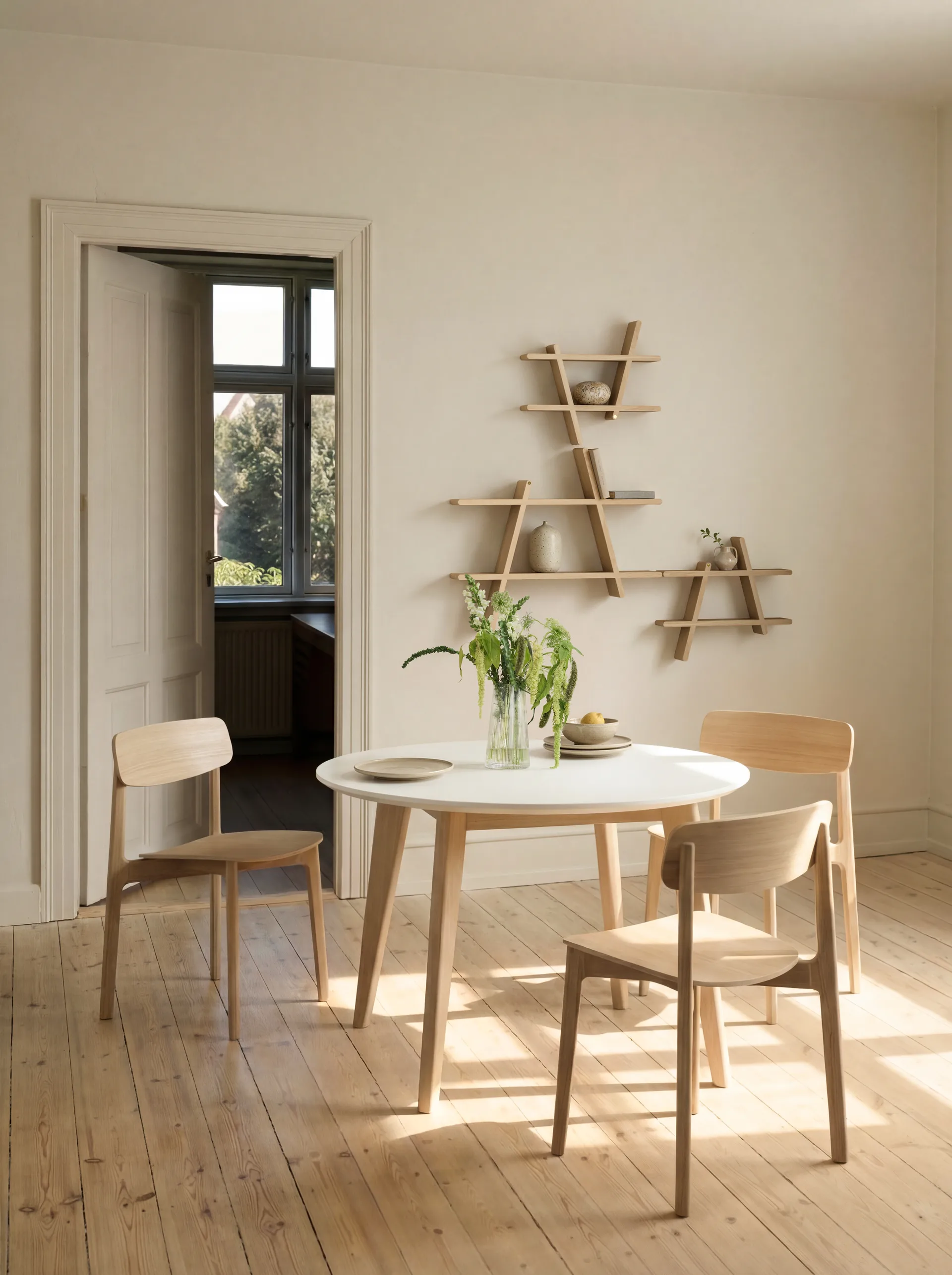 Prateleira de parede A-Shelf Large 78x12x67 cm, Oak Andersen Furniture