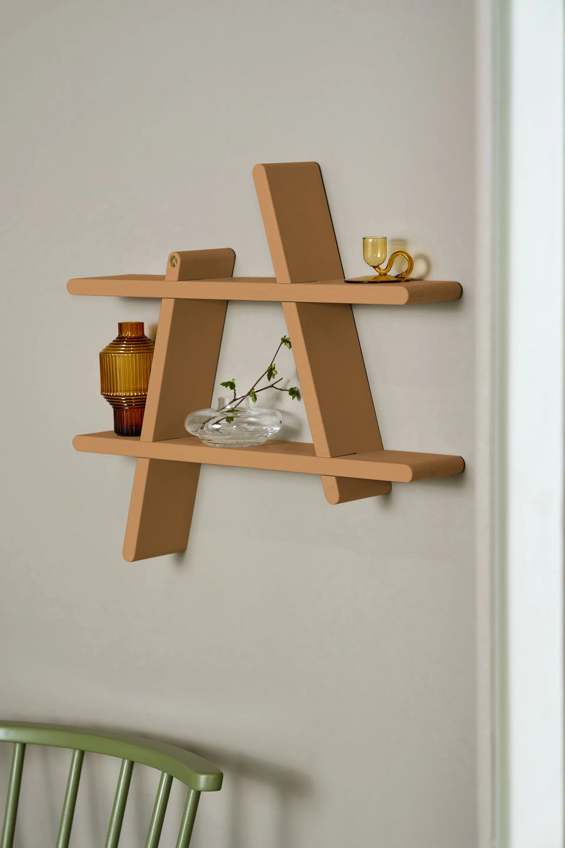 Prateleira de parede A-Shelf Special Edition, Brown beige L 78x12x67 cm Andersen Furniture