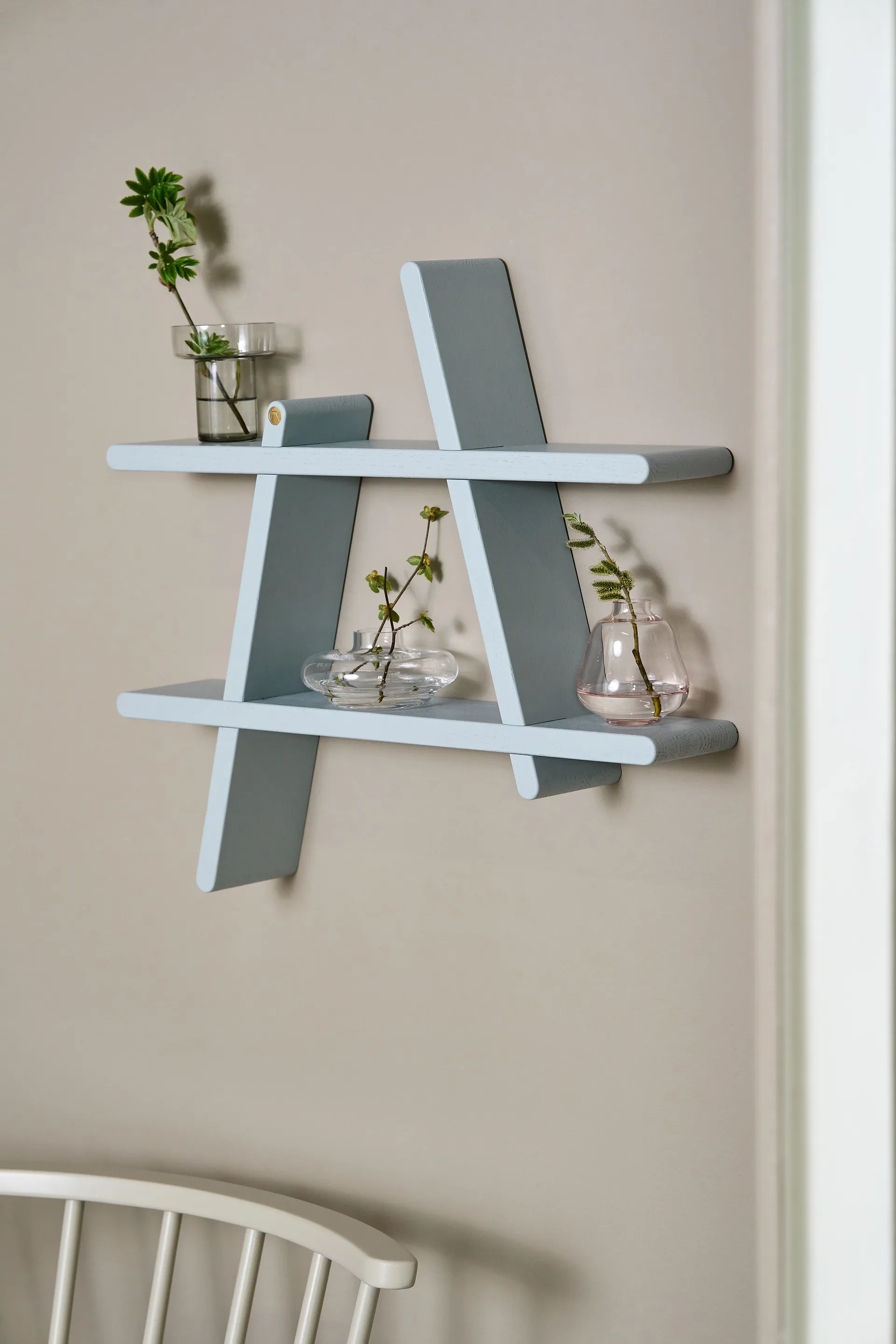 Prateleira de parede A-Shelf Special Edition, Grey blue M 52x9x46 cm Andersen Furniture