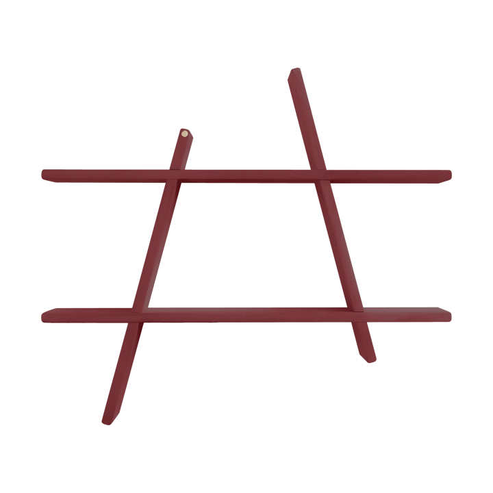 Prateleira de parede A-Shelf Special Edition - Wine red L 78x12x67 cm - Andersen Furniture