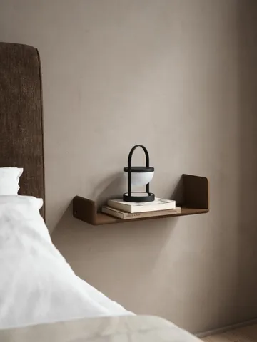 Prateleira de parede Level - Carvalho fumado oleado, 55x18x9 cm - Andersen Furniture