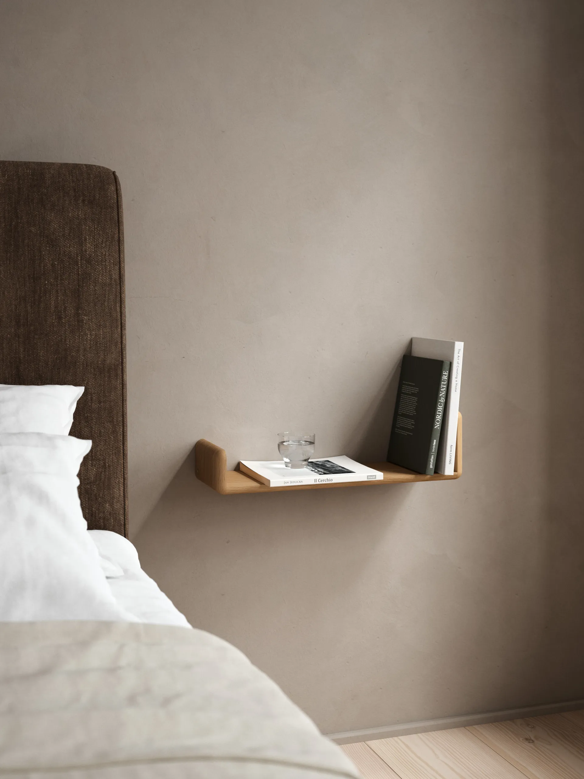 Prateleira de parede Level, Carvalho Natural Oiled, 55x18x9 cm Andersen Furniture