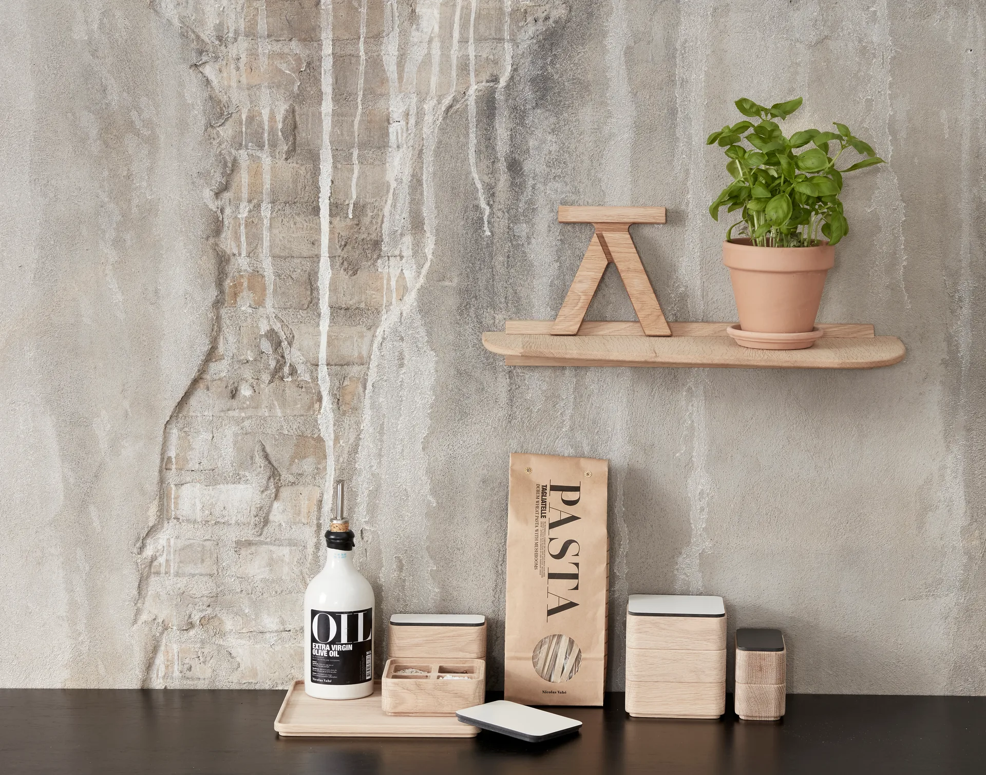 Prateleira de parede Shelf 1 40 cm, Oak Andersen Furniture