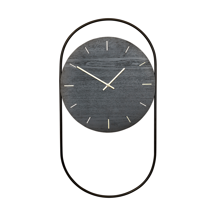 Relógio de parede A-Wall 41x76 cm - Black-brass - Andersen Furniture
