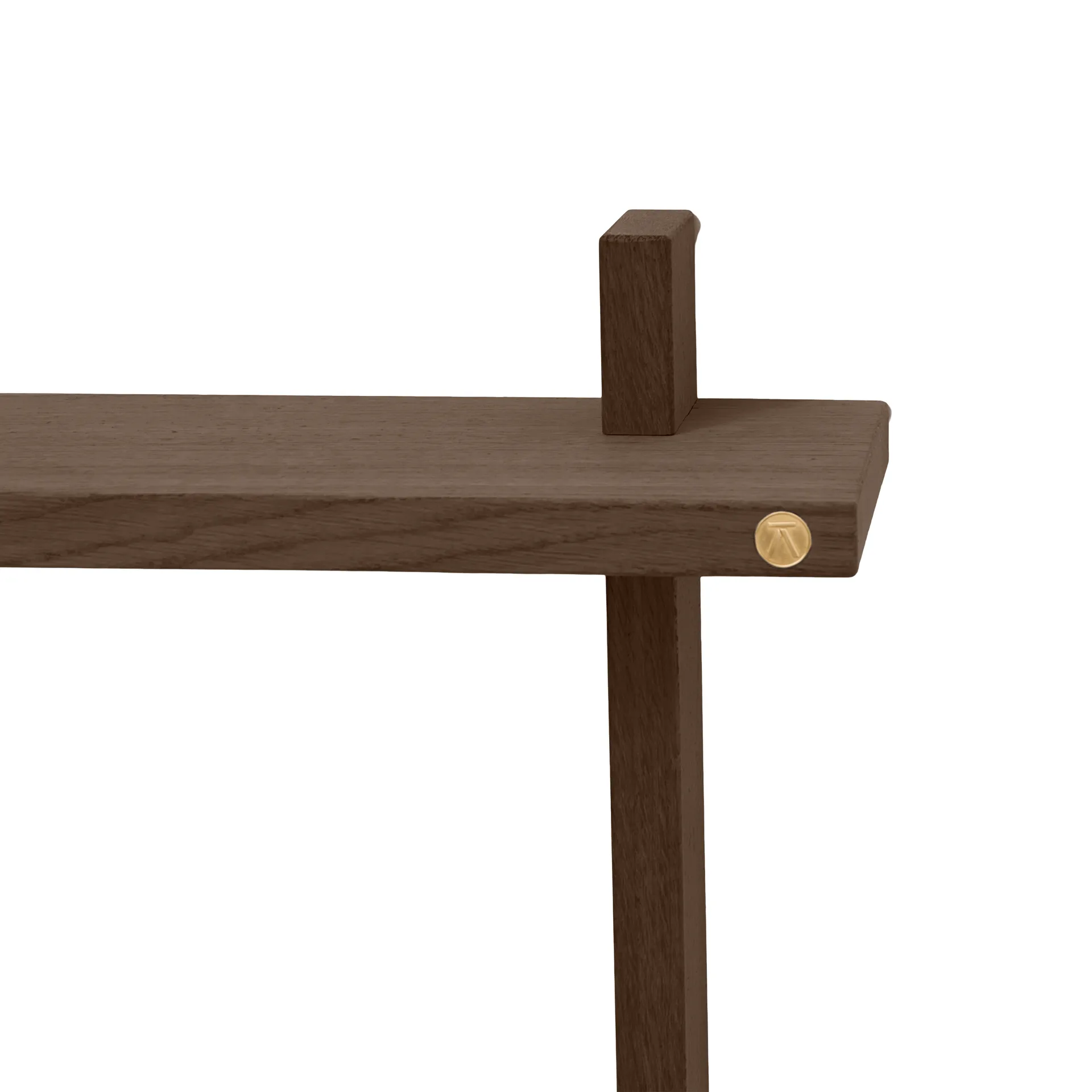 Treat prateleira de parede dupla, Carvalho fumado oleado, 50x12x50 cm Andersen Furniture