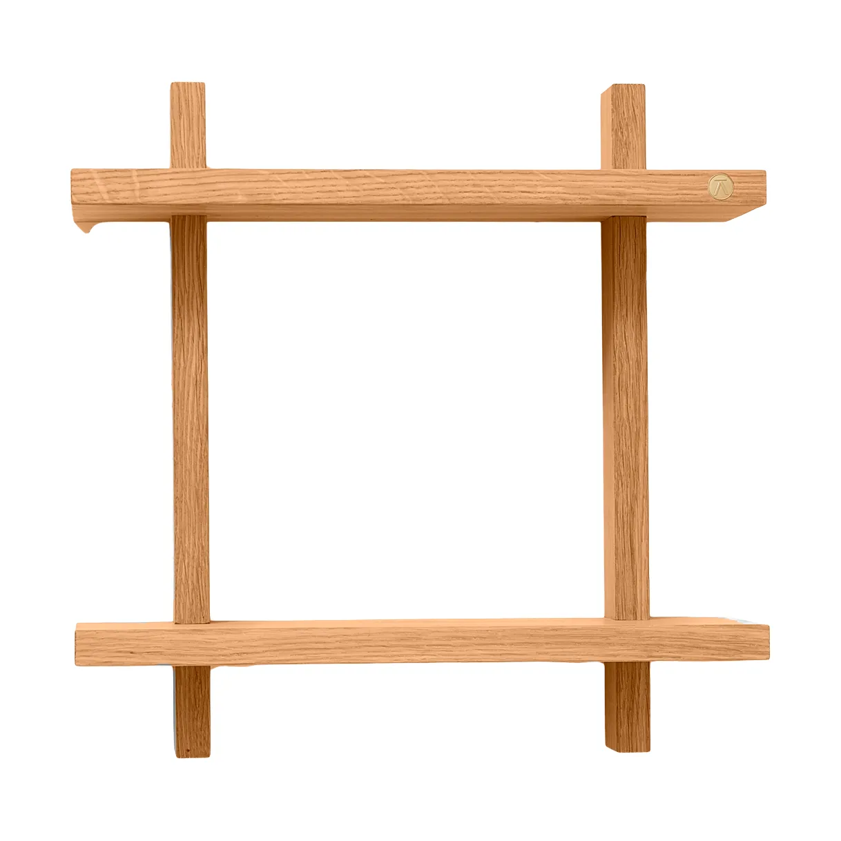 Treat prateleira de parede dupla, Carvalho Natural Oiled, 34x12x34 cm Andersen Furniture