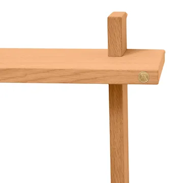 Treat prateleira de parede dupla - Carvalho Natural Oiled, 50x12x50 cm - Andersen Furniture