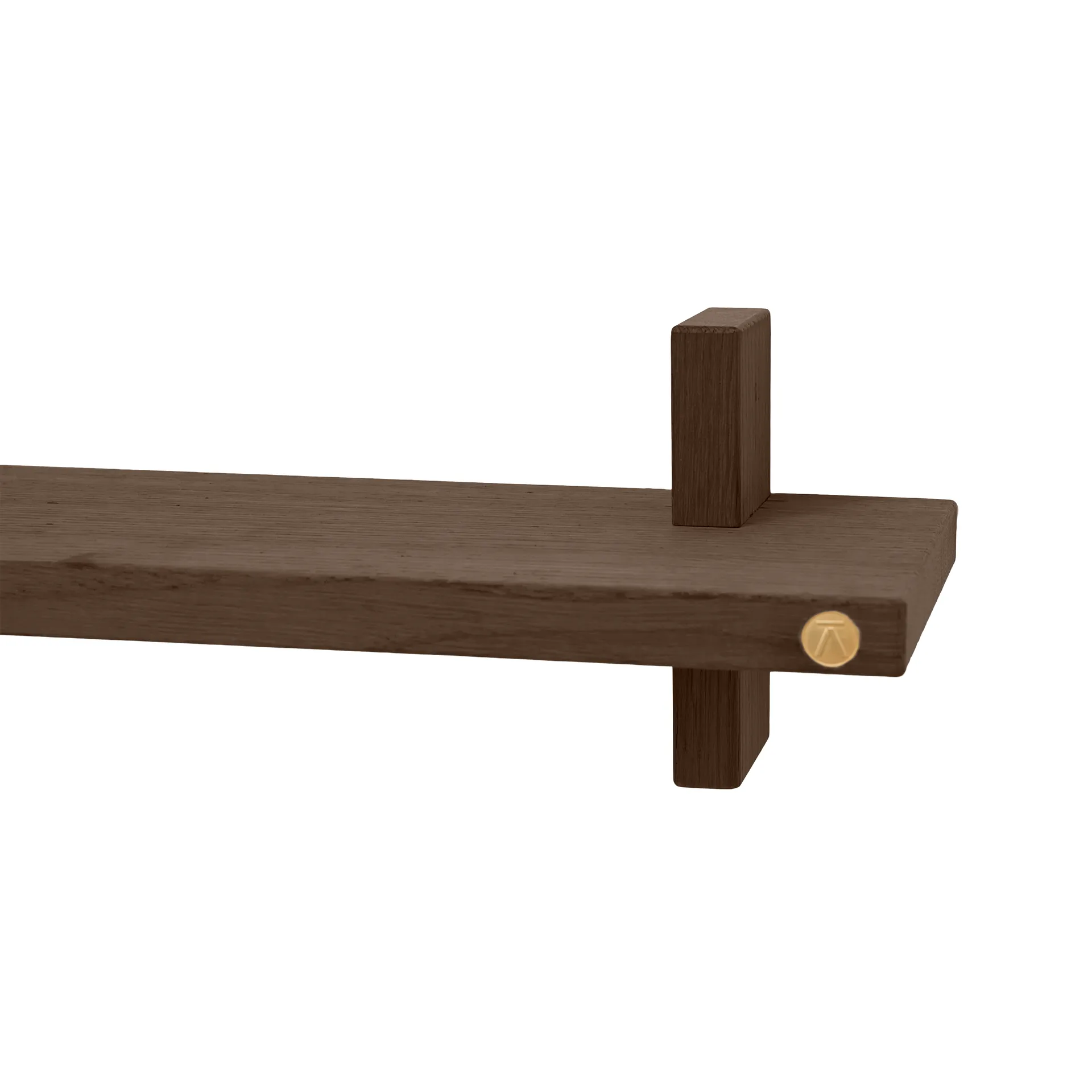 Treat prateleira de parede simples, Carvalho fumado oleado, 50x12x11,2 cm Andersen Furniture