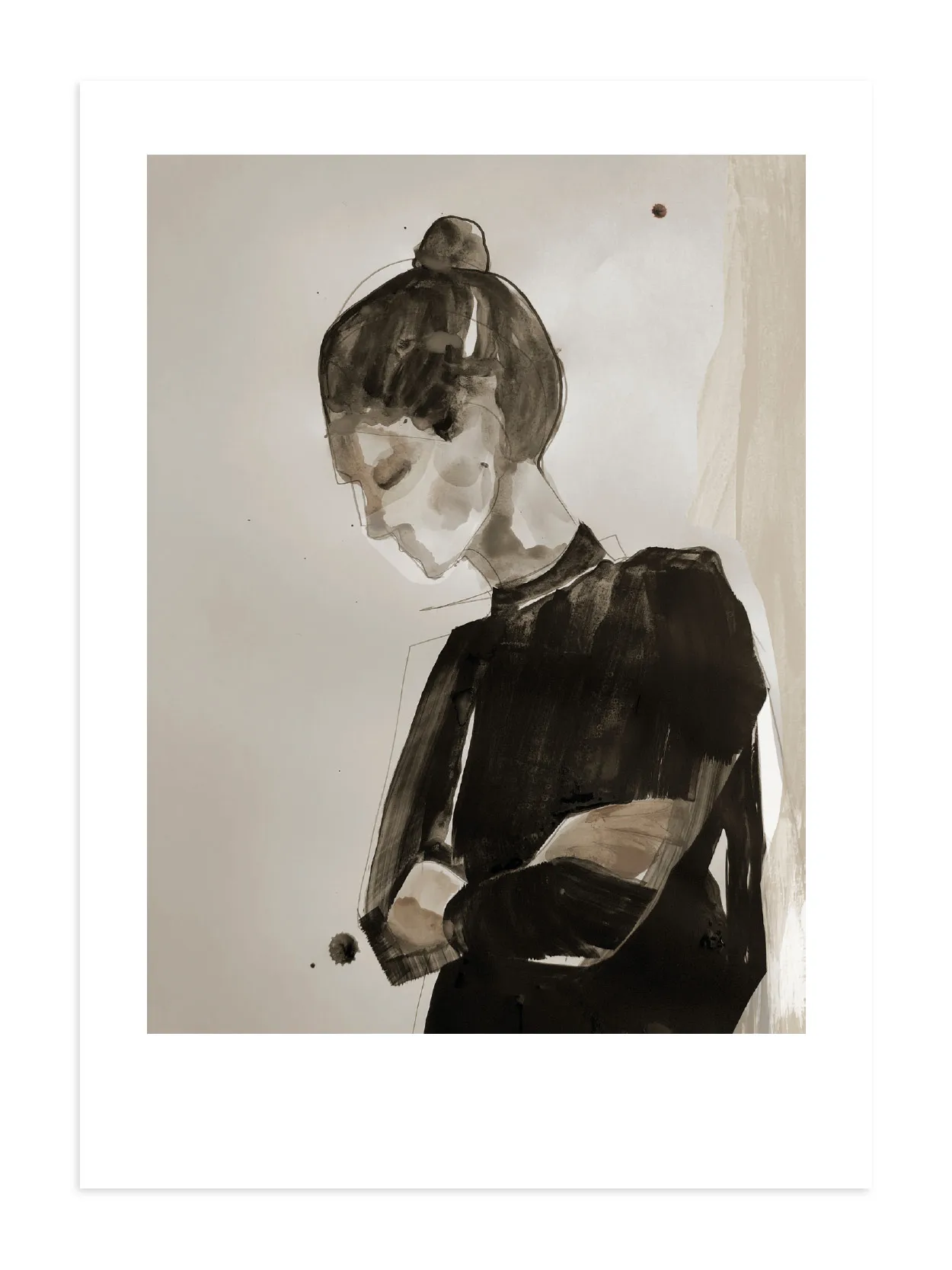 Póster Falling object , 50x70 cm Anna Bülow