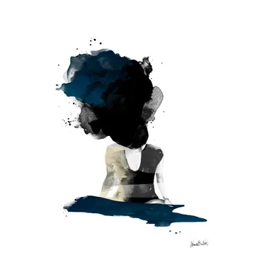 Póster On her mind - 50x70 cm - Anna Bülow