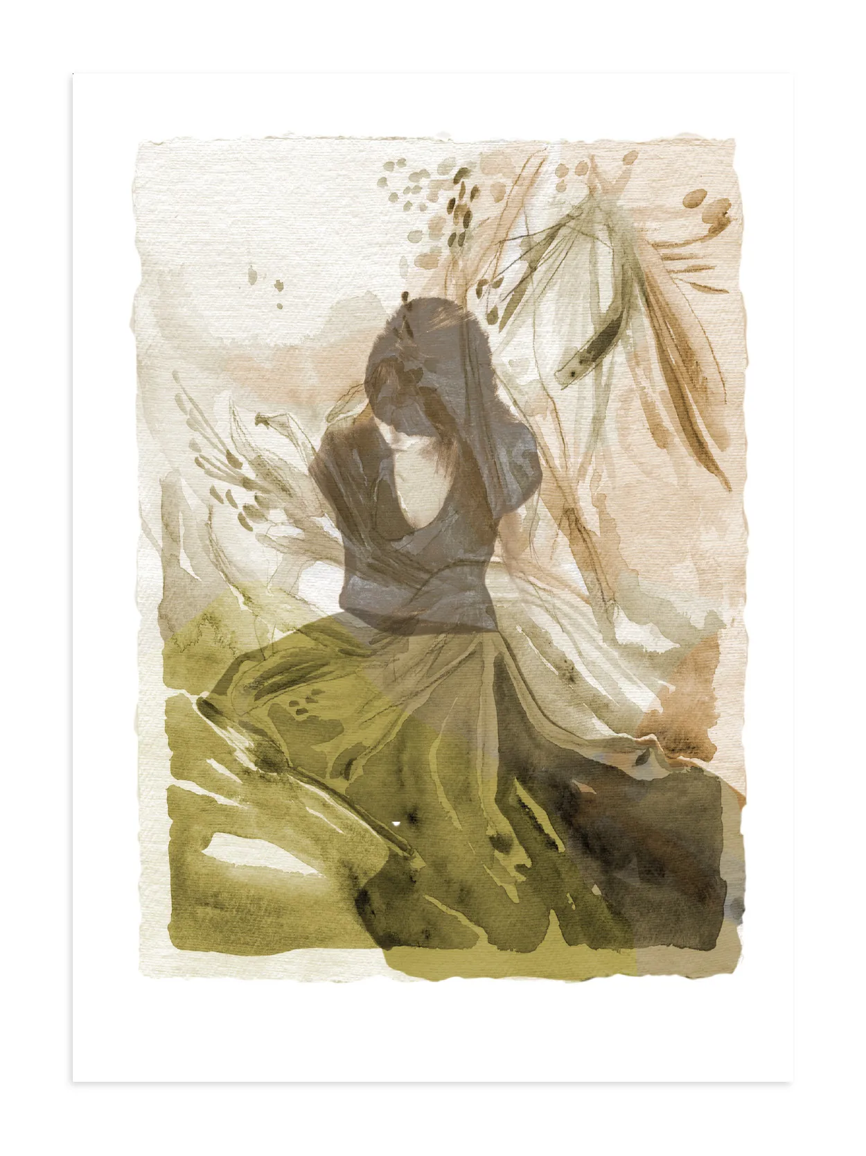 Póster Trollskog, 50x70 cm Anna Bülow