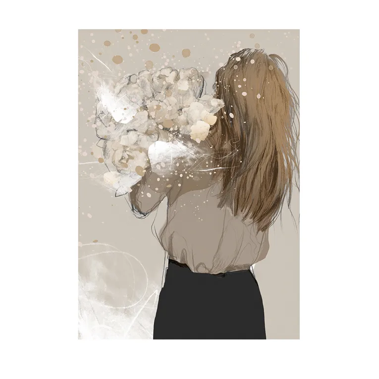 Póster Wild at heart, 50x70 cm Anna Bülow