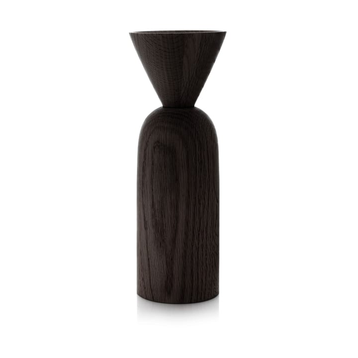 Vaso Shape cone - Carvalho tingido de preto - Applicata