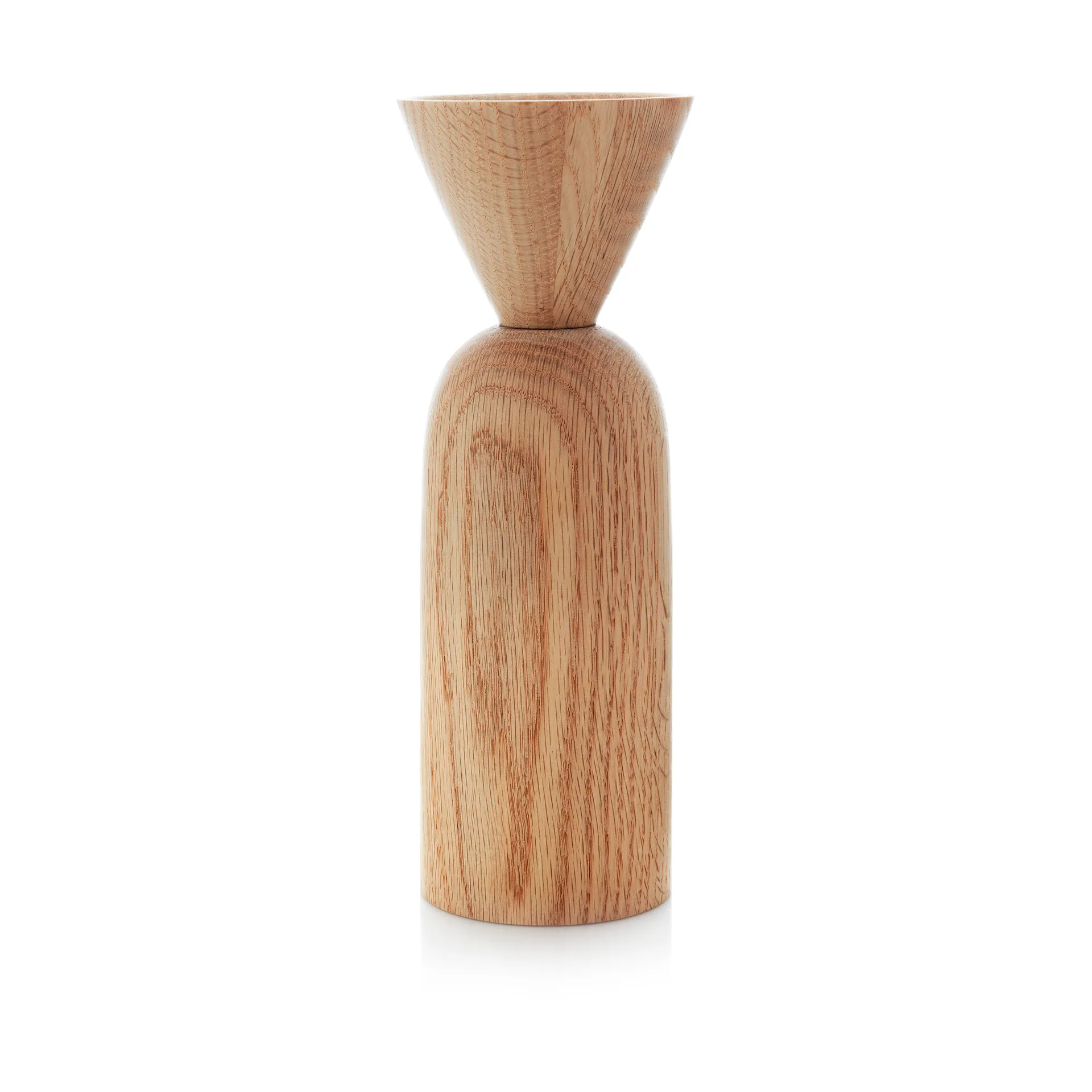Vaso Shape cone, Carvalho Applicata