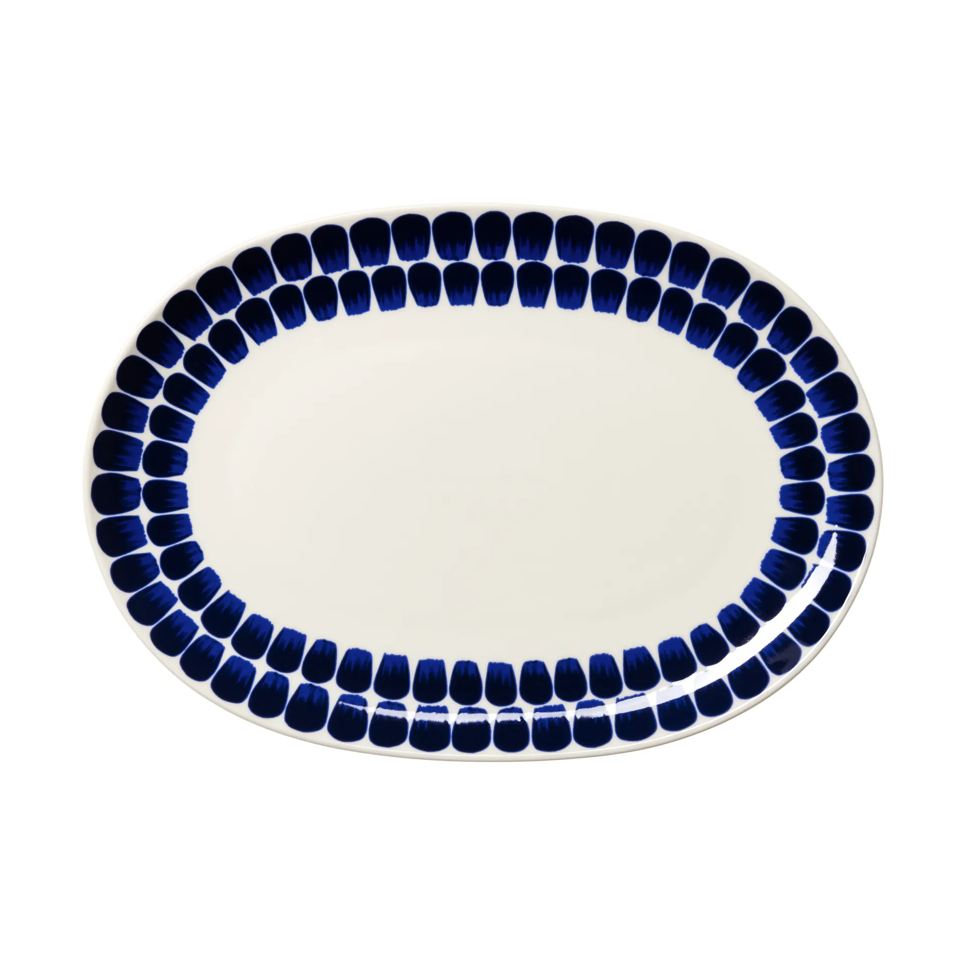 24h Tuokio prato oval, Azul cobalto, 22x32 cm Arabia