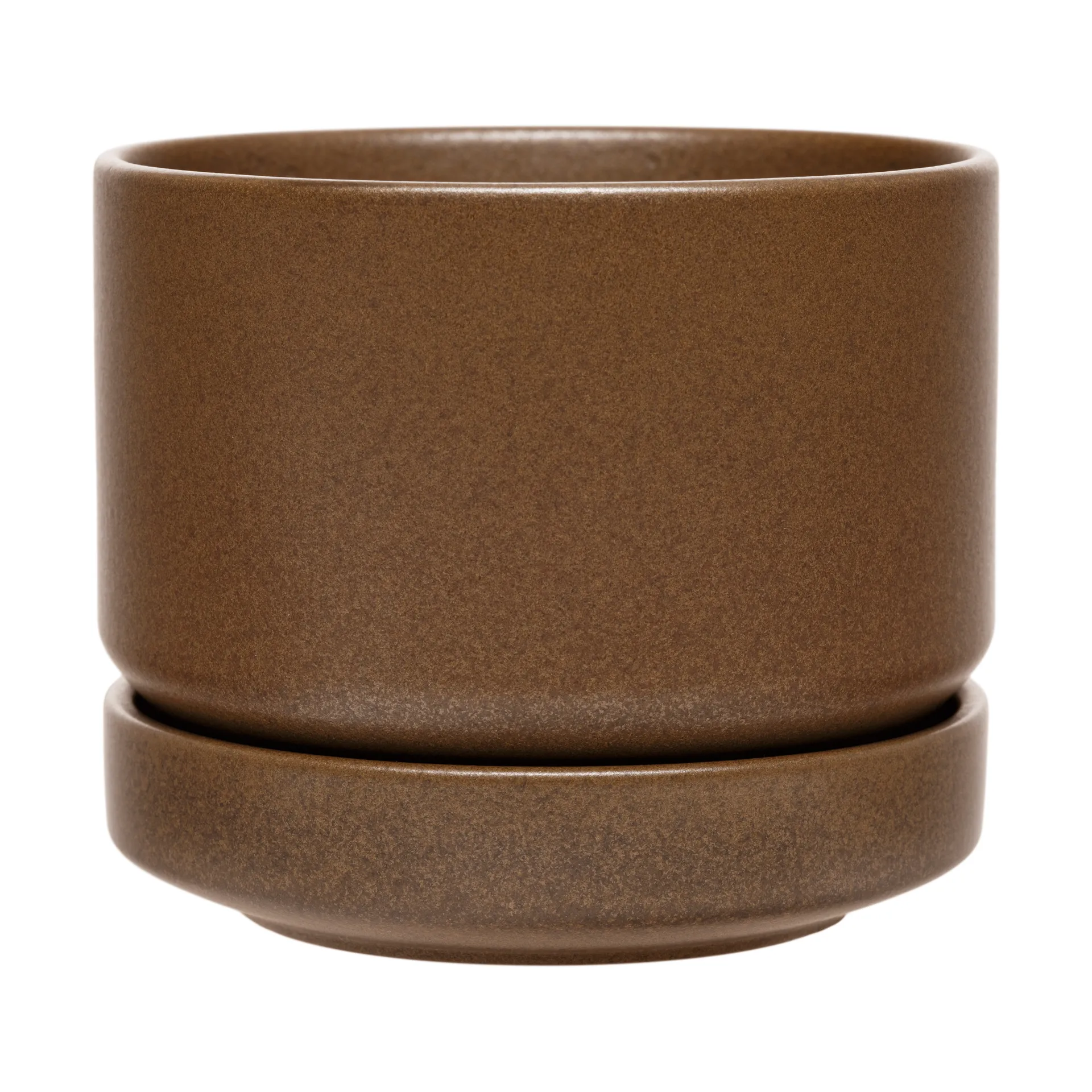 Arabia vaso SN, Castanho mate, 11 cm Arabia