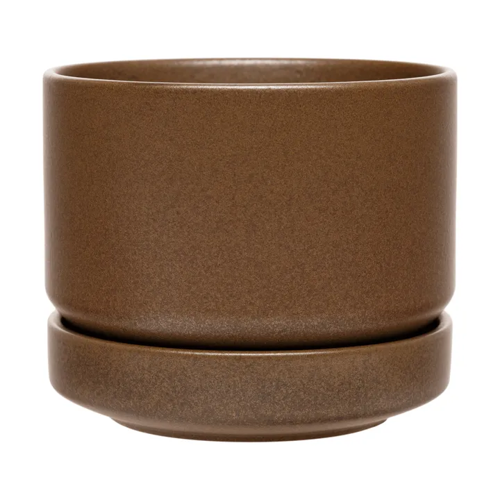 Arabia vaso SN - Castanho mate, 11 cm - Arabia