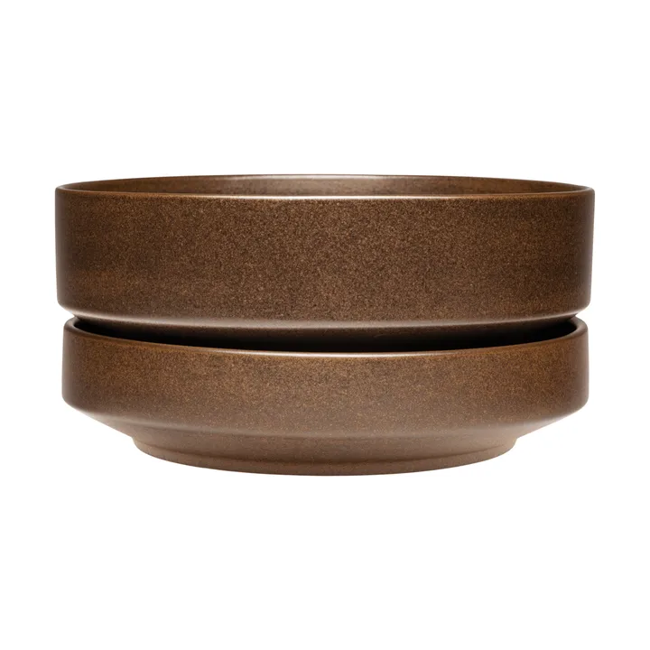 Arabia vaso SN - Castanho mate, 22 cm - Arabia