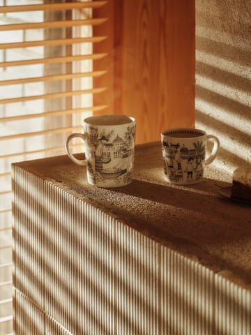 Emilia caneca 50 cl - Preto-branco - Arabia