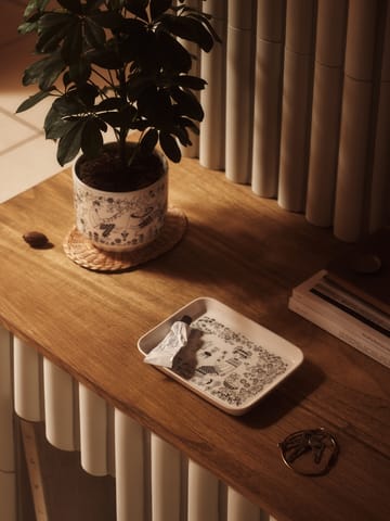 Emilia vaso Ø14 cm - Preto-branco - Arabia