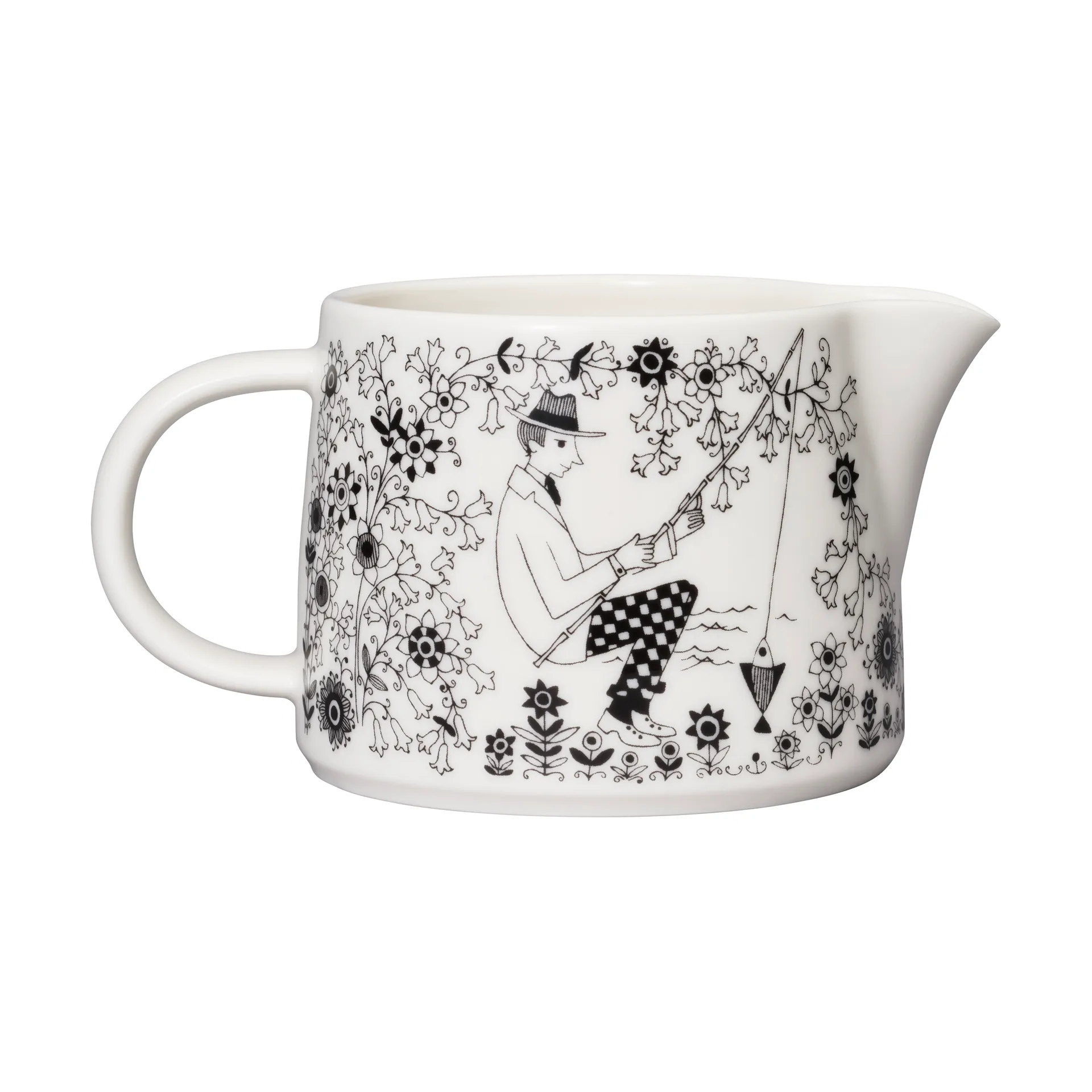 Jarra Emilia 35 cl , Preto-branco  Arabia