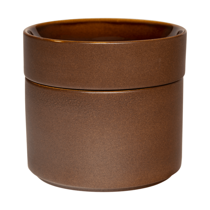 Kirnu frasco decorativo Ø11x10 cm - Castanho - Arabia
